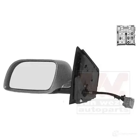 Зеркало боковое наружное VAN WEZEL 104 42801 482536 5827807 X7TBCT