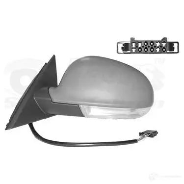 Наружное зеркало VAN WEZEL 485575 10609 811 2DVYR 7635807