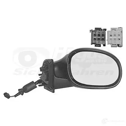 Зеркало боковое наружное VAN WEZEL 0925818 P5GNRC 460736 1065 9812
