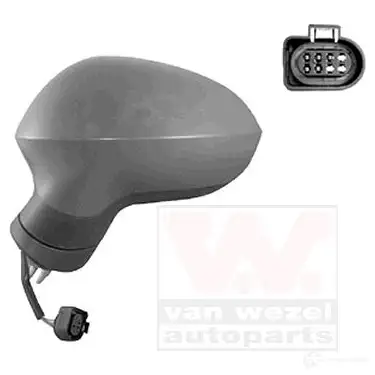 Зеркало боковое наружное VAN WEZEL 41Z3D15 4940807 478776 1 0708811