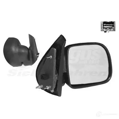 Зеркало боковое наружное VAN WEZEL 4310808 476394 1067 9822 VXCKF0