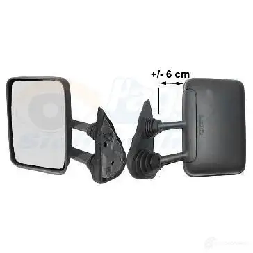 Зеркало боковое наружное VAN WEZEL 1073082 2 468230 2812802 VELX0