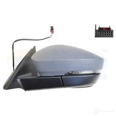 Зеркало боковое наружное VAN WEZEL 1437872740 9YF BOJ 7643807