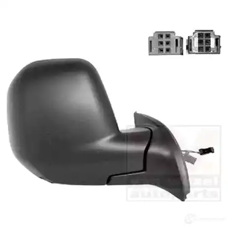 Зеркало боковое наружное VAN WEZEL 0905828 5410909624002 460502 Q E82CR - Изображение 1