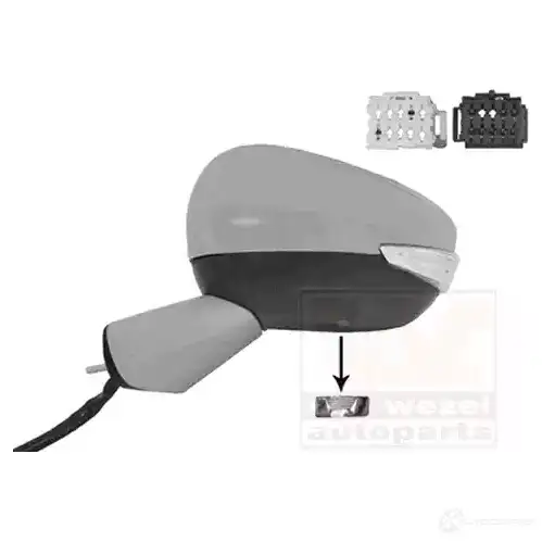 Зеркало боковое наружное VAN WEZEL 0980815 T6 B4TK6 461519 5410909622671 - Изображение 1