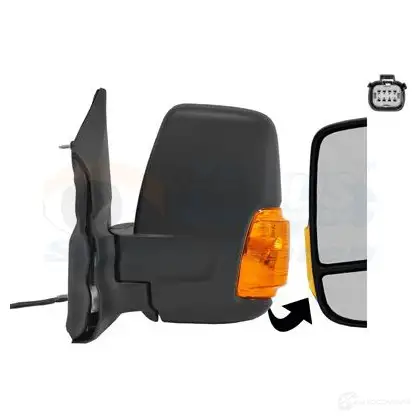 Зеркало боковое наружное VAN WEZEL 5410909627577 BJM IP 466736 1991817