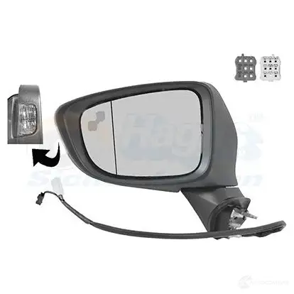 Зеркало боковое наружное VAN WEZEL 1424379922 2766827 5410909602079 EHE PGJZ