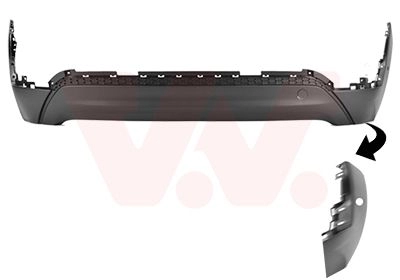 Юбка бампера VAN WEZEL 8264509 1440786113 PF7RL 9