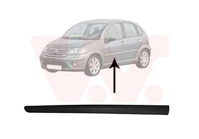 Накладка молдинг двери VAN WEZEL M9 B03 0925403 1440787935