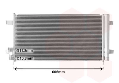 Радиатор кондиционера VAN WEZEL 1440787735 IC HL7CU 58015707 изображение 0
