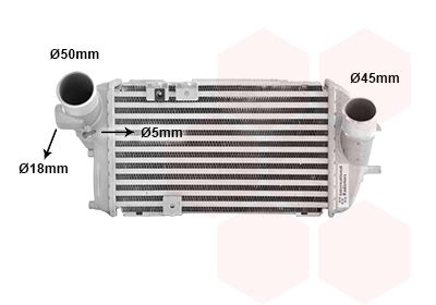Интеркулер VAN WEZEL 1440787813 82014701 AX4XM A