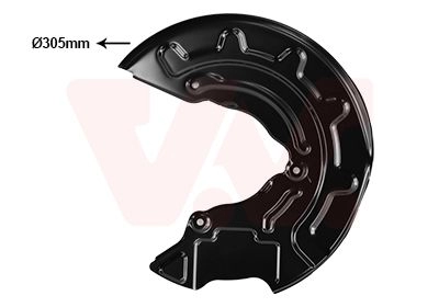 Кожух, щиток тормозного диска VAN WEZEL S L1Z9SG 0359371 1440788472