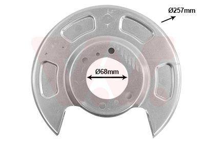 Кожух, щиток тормозного диска VAN WEZEL XK9 IAIV 8314373 1440789050