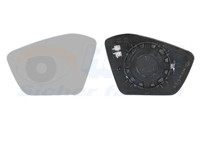 Зеркальный элемент, стекло зеркала VAN WEZEL P0 VPECJ 1440789197 7647837