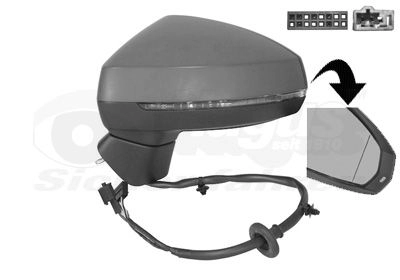 Зеркало боковое наружное VAN WEZEL 1440789217 0337817 OQB IB