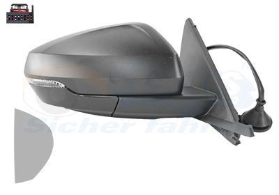 Зеркало боковое наружное VAN WEZEL QJ1K K 0366806 1440789220