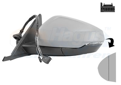 Зеркало боковое наружное VAN WEZEL AF 48N28 0366817 1440789223