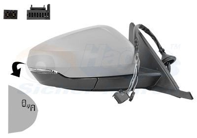 Зеркало боковое наружное VAN WEZEL 0366828 S W84A 1440789226