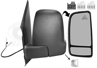 Зеркало боковое наружное VAN WEZEL 1440789337 BFT X1 2973827