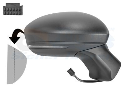 Зеркало боковое наружное VAN WEZEL 4403806 1440789388 C5 2YG