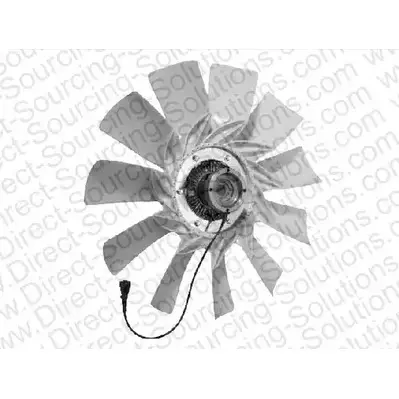 Вентилятор радиатора двигателя DSS 1275857253 XZ 2OD 220049 I5EBU9 изображение 0