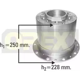 Ступица колеса OREX 235009 ON VXP 1275974201 0UMLX2