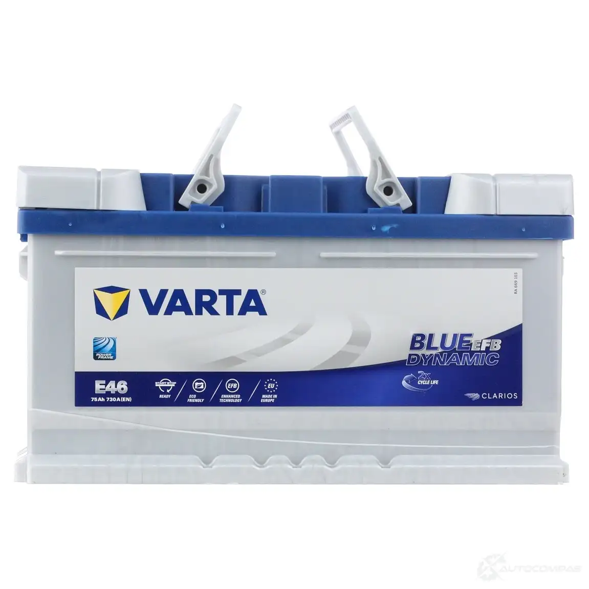 Аккумулятор 75 ач 730 а 12 в efb 315x175x175 VARTA 265617 575500073 575500073D842 110 EFB - Изображение 1
