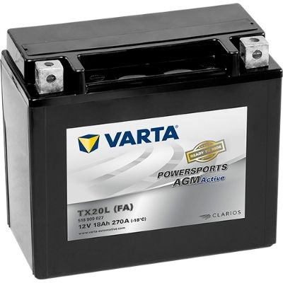 Аккумулятор 18 ач обратная 270 а 12 в 175x87x154 VARTA 518909 027 1193431143 OL7KK5O 518909027A512