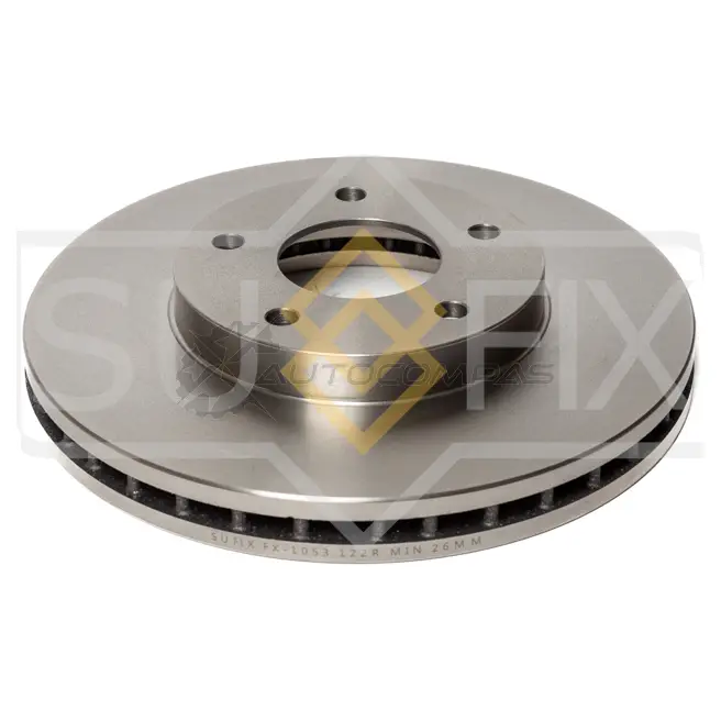 Диск тормозной передний (280x28) SUFIX 5EM9W 57 FX-1053 1440886008 изображение 0