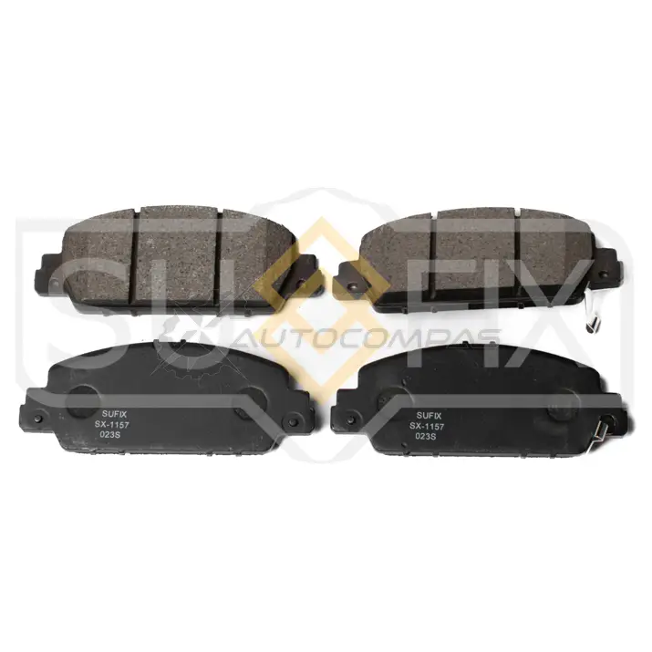 Дисковые тормозные колодки, передние SUFIX SX-1157 1440885177 Z014TY 8