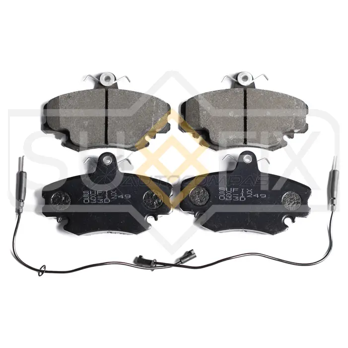 Дисковые тормозные колодки, передние SUFIX SX-1249 V IAN3 1440885286