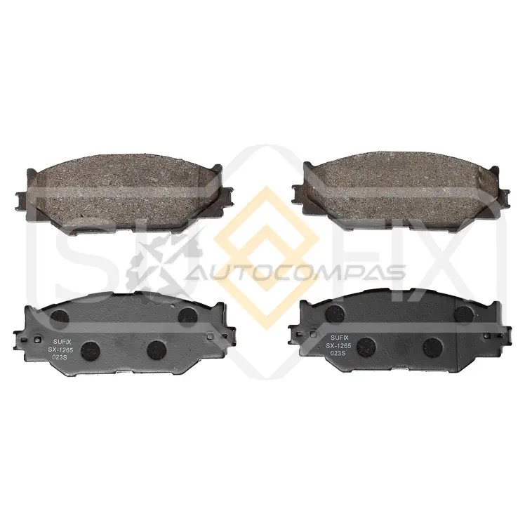 Дисковые тормозные колодки, передние SUFIX SX-1265 47BTM E 1440885332