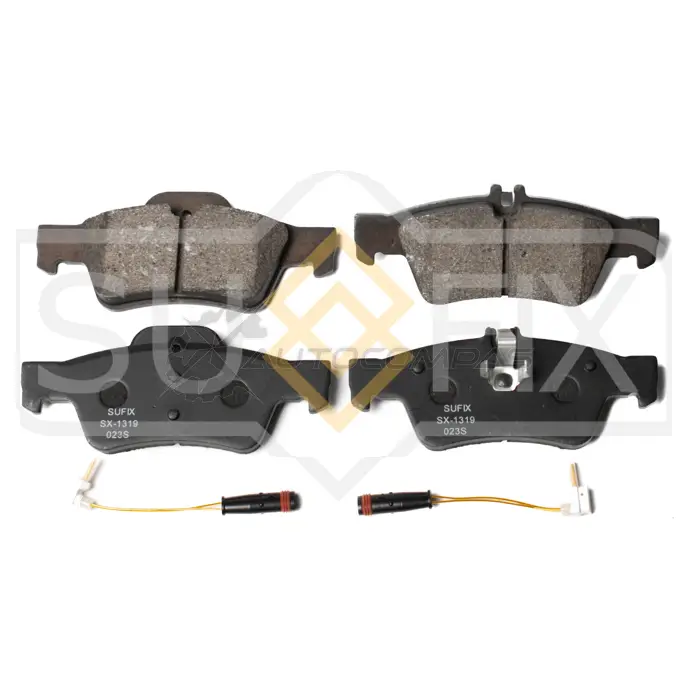 Дисковые тормозные колодки, задние SUFIX Q 8T6Y 1440884741 SX-1319