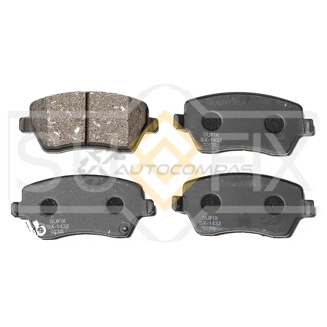 Дисковые тормозные колодки, передние SUFIX SX-1432 1440885525 Y R4TRL