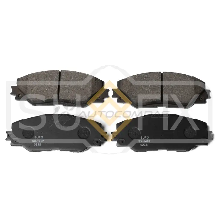 Дисковые тормозные колодки, передние SUFIX SX-1492 YAE EA7 1440885665