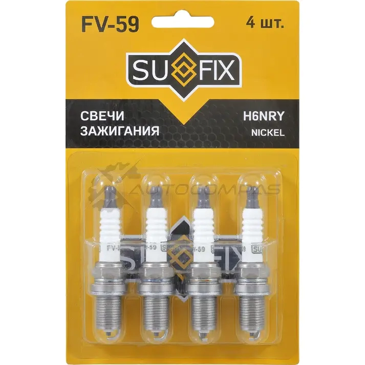 Свеча зажигания SUFIX 1441153603 FV-59 E2D FHN изображение 0