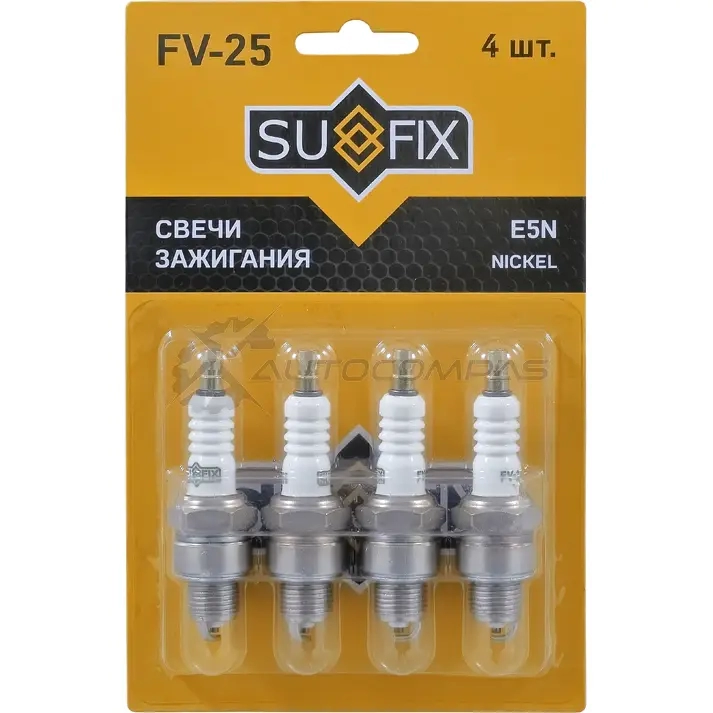 Свеча зажигания SUFIX FV25 1441153572 XE PX0J - Изображение 1
