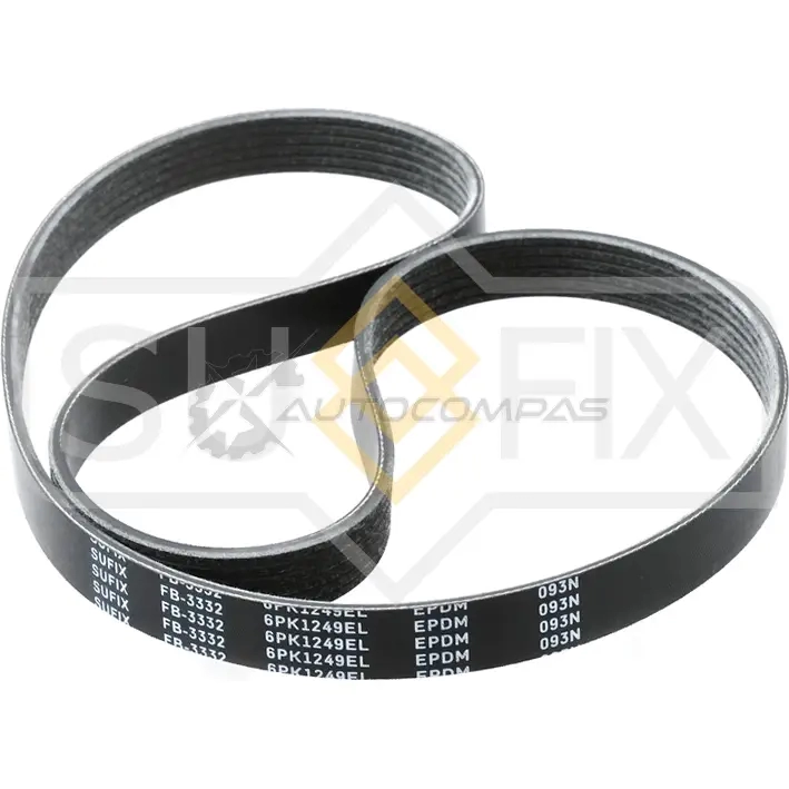 Ремень поликлиновой эластичный (6PK1249E) SUFIX 1441192777 VQ1SO 2 FB-3332 изображение 0