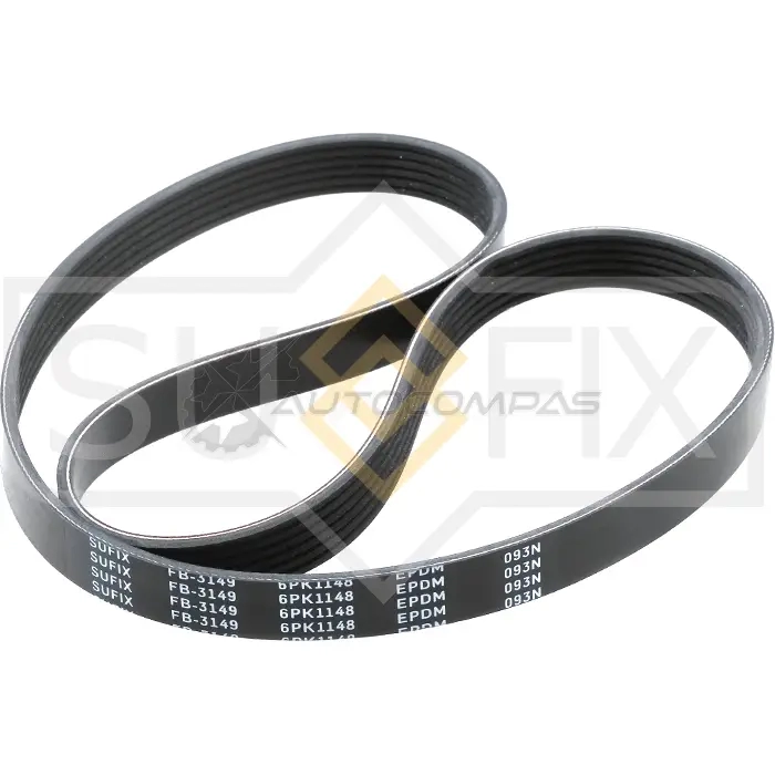 Ремень поликлиновой (6PK1148) SUFIX UK CMDZ FB-3149 1441192951