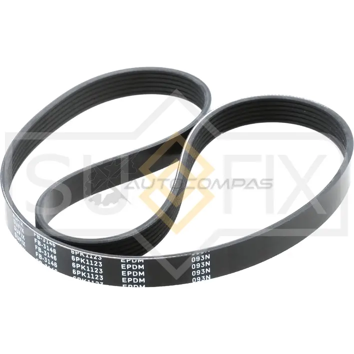 Ремень поликлиновой (6PK1123) SUFIX A72T 7RQ FB-3146 1441192952