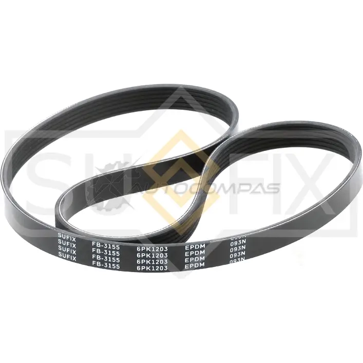 Ремень поликлиновой (6PK1203) SUFIX 1441192967 US 342 FB-3155