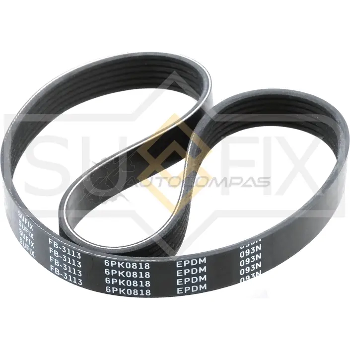 Ремень поликлиновой (6PK818) SUFIX FB-3113 1441192984 OF RD8ZZ