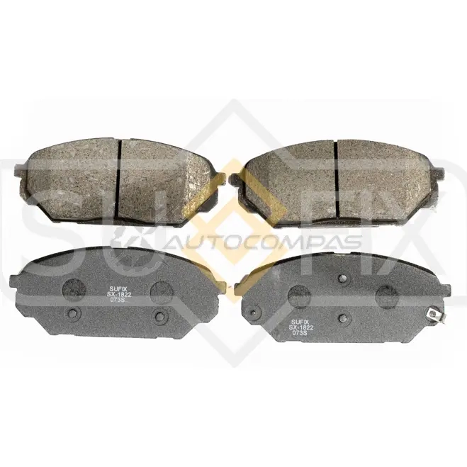 Дисковые тормозные колодки, передние SUFIX SX-1822 ONKML D 1440886755