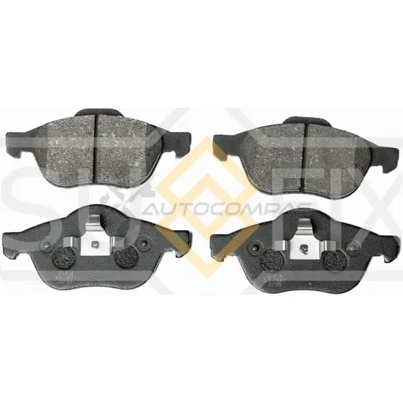 Дисковые тормозные колодки, передние SUFIX 4RI KJ 1440886697 SX-1841