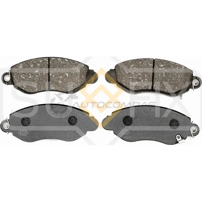 Дисковые тормозные колодки, передние SUFIX C GF7V21 SX-1723 1440886609