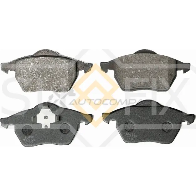 Дисковые тормозные колодки, передние SUFIX 8CPZQ EZ 1440886606 SX-1729