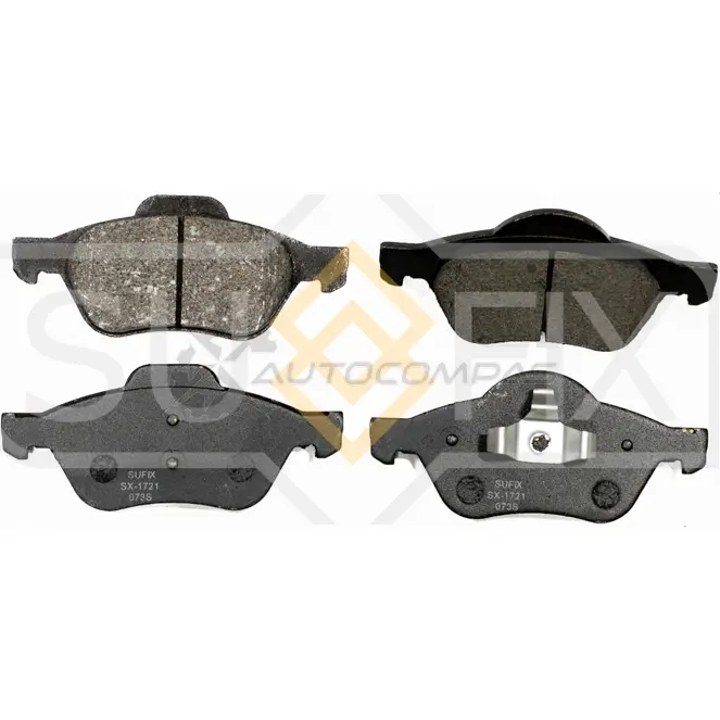 Дисковые тормозные колодки, передние SUFIX GC L53GJ 1440886612 SX-1721