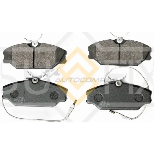 Дисковые тормозные колодки, передние SUFIX SX-1580 1440886420 JBGIMN D