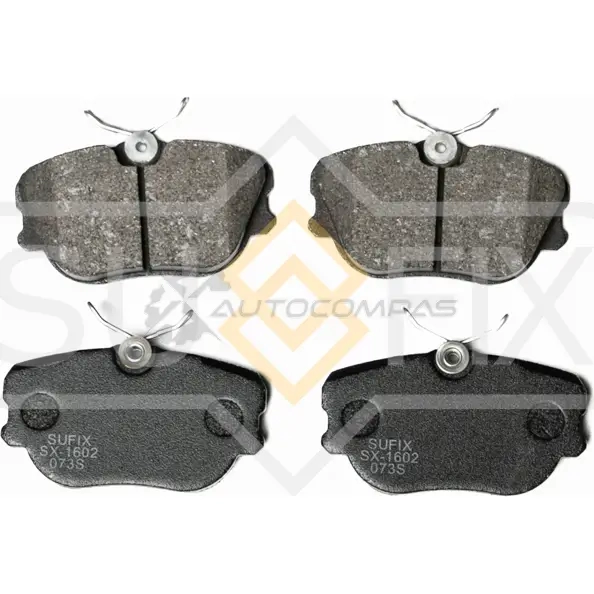 Дисковые тормозные колодки, передние SUFIX 1440886403 SX-1602 0B1V3 M