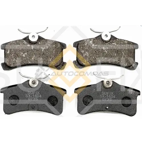 Дисковые тормозные колодки, задние SUFIX B3 8DED SX-1604 1440884900